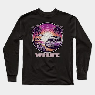 Vanlife campground Long Sleeve T-Shirt